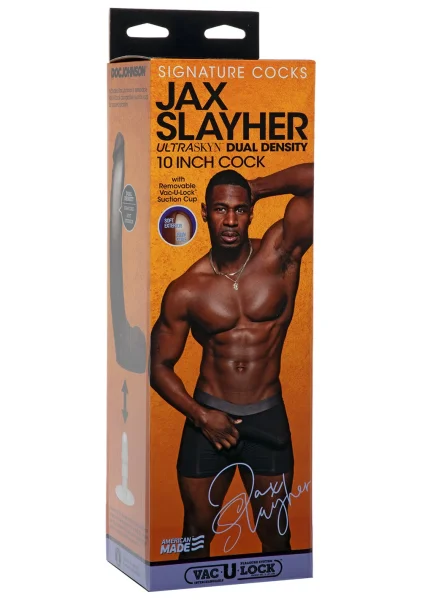 Signature Cocks - Jax Slayher - 10 Inch Ultraskyn Cock With Removable Vac-U-Lock Suction Cup