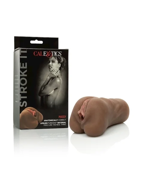 Stroke It Pussy Mastorbator - Brown
