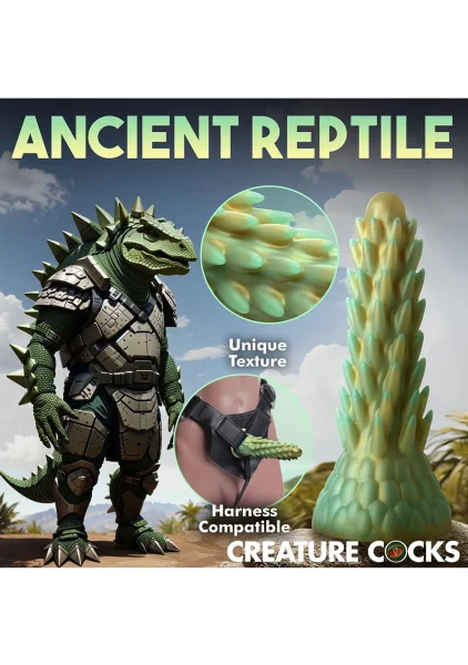 Creature Cocks - Stegosaurus Spiky Reptile Silicone Dildo