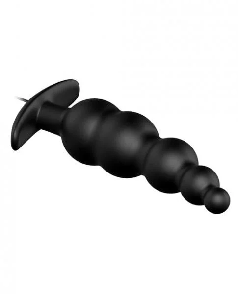 Pretty Love Vibrating Bead Butt Plug Black — image 5 of 6