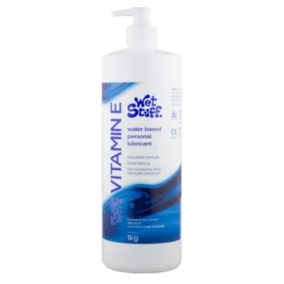 Wet Stuff Water Based Lubricant with Vitamin E 1kg