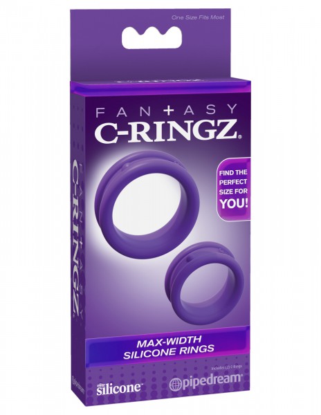 Max-Width Silicone Cock Rings x2