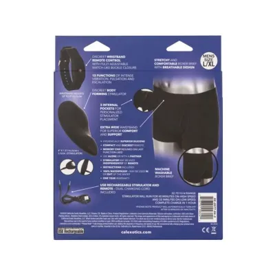 Remote Control Boxer Brief Set Black M l