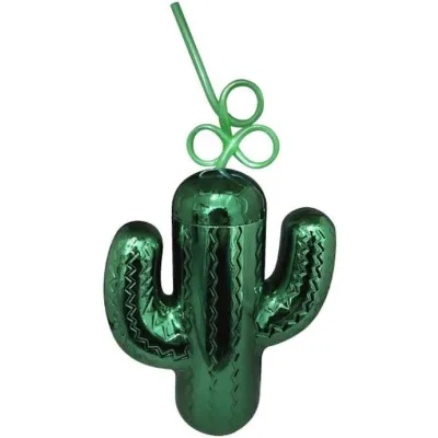 Cactus Drinking Cup Metallic