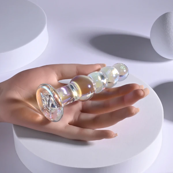 Playboy Jewels Beads Glass Butt Plug