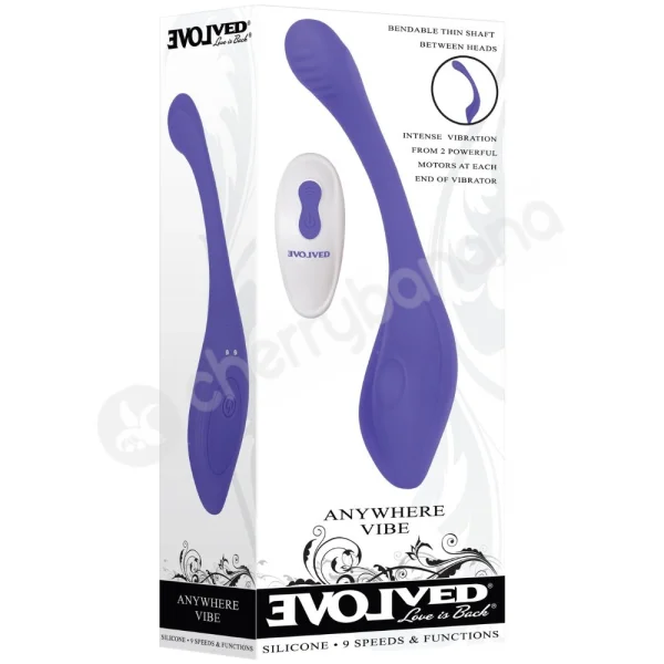 Evolved Anywhere Vibe Dual End Flexible Poseable Vibe