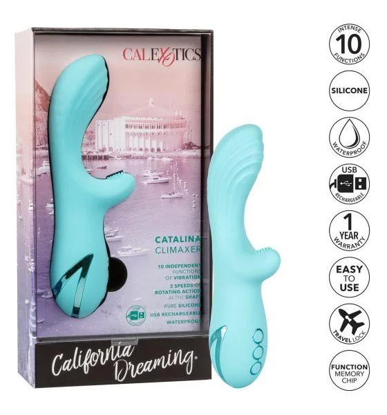 California Dreaming Catalina Climaxer Blue Vibrator — image 6 of 8