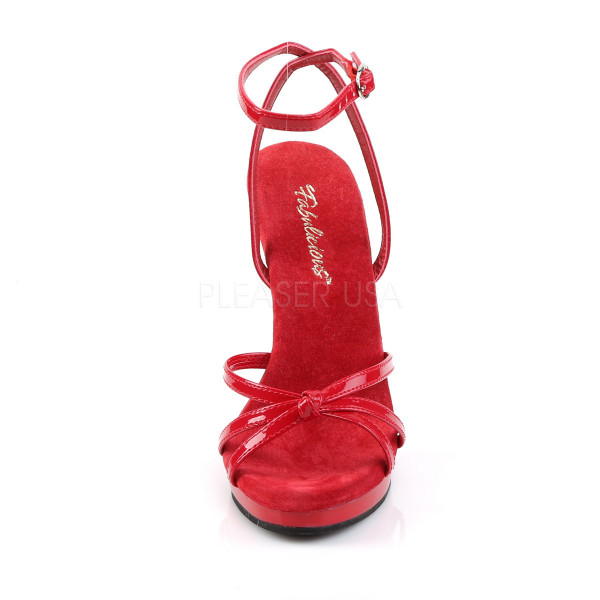 FLAIR-436 - 4 1/2" Stiletto Heel Strappy Ankle Wrap PF Sandal — image 6 of 16