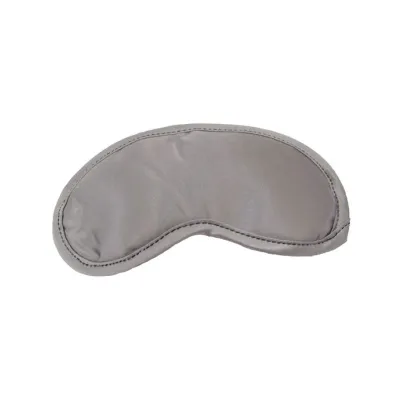 S m Satin Blindfold Grey