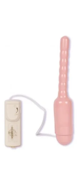 Anal Invader Vibrator 8 Inch Flesh
