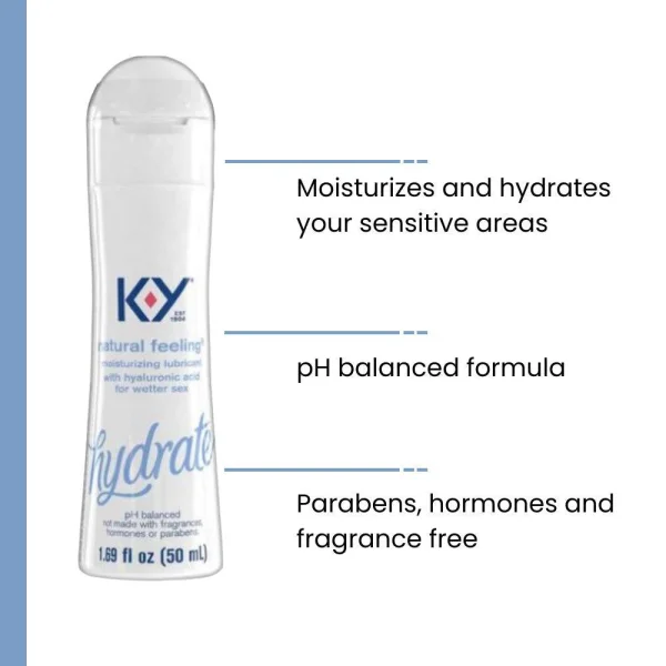 KY Hydrate Natural Feeling Lube 50ml