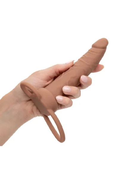 California Exotic Performance Maxx Dual Penetrator - 5.5" Strap-On with Cock Ring