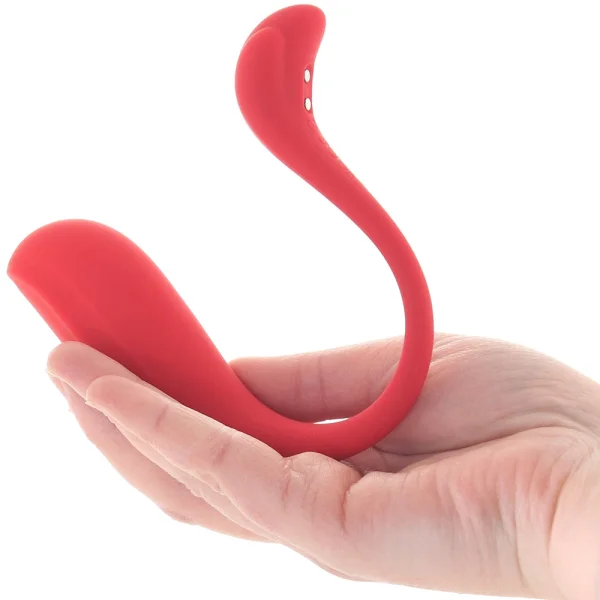 SVAKOM PHOENIX NEO 2 Interactive App Controlled Silicone Waterproof Rechargeable Bullet Vibrator - Red