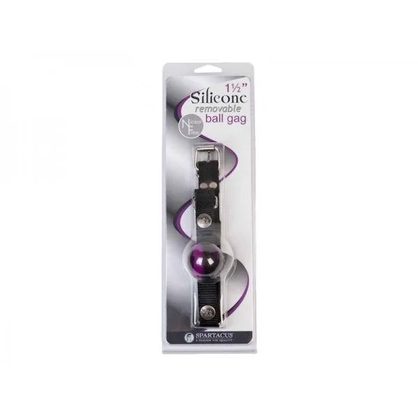 Spartacus Nickel Free Hardware Small Ball Gag Black O/S