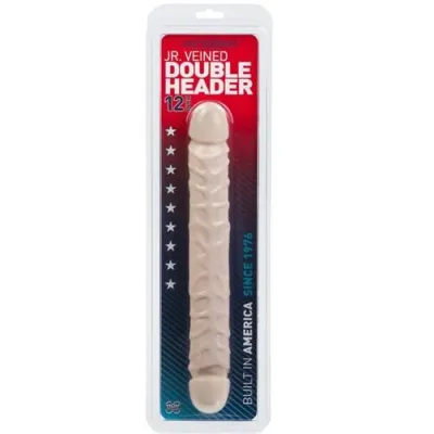Jr Veined Double Header 12 White
