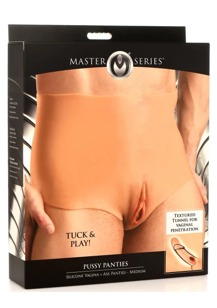 Pussy Panties Silicone Vagina and Ass Panties