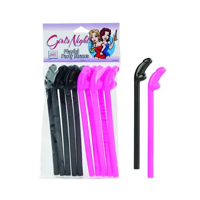 California Exotic Girl s Night Playful Party Straws