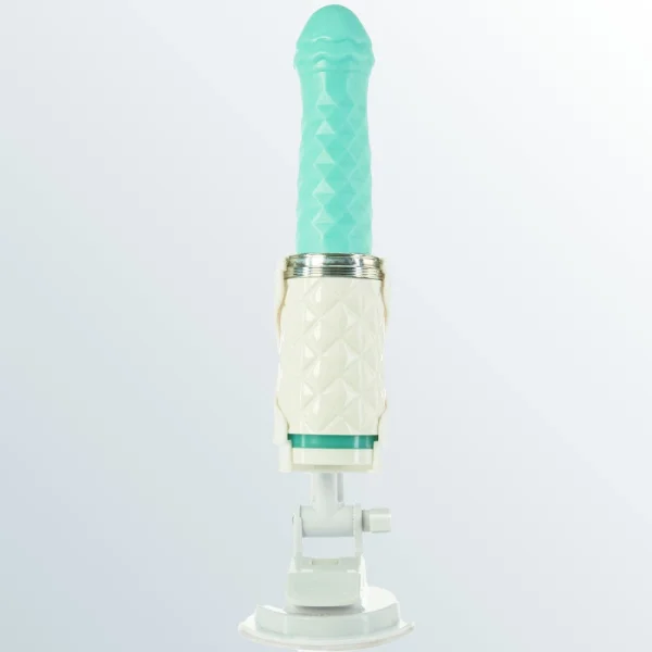 Pillow Talk Feisty Silicone Waterproof Rechargeable Thrusting Vibrator - Teal