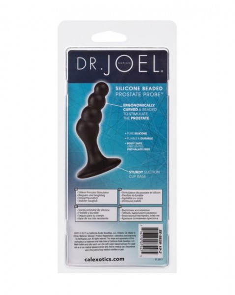 Dr Joel Kaplan Silicone Graduated Prostate Probe - Black