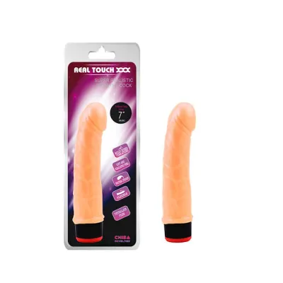 Real Touch Vibrating Cock Flesh 7 Inch