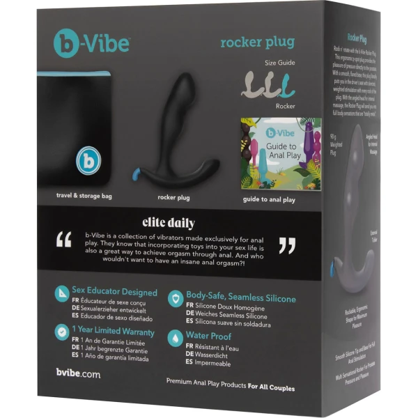B-Vibe Rocker Weighted Prostate Plug