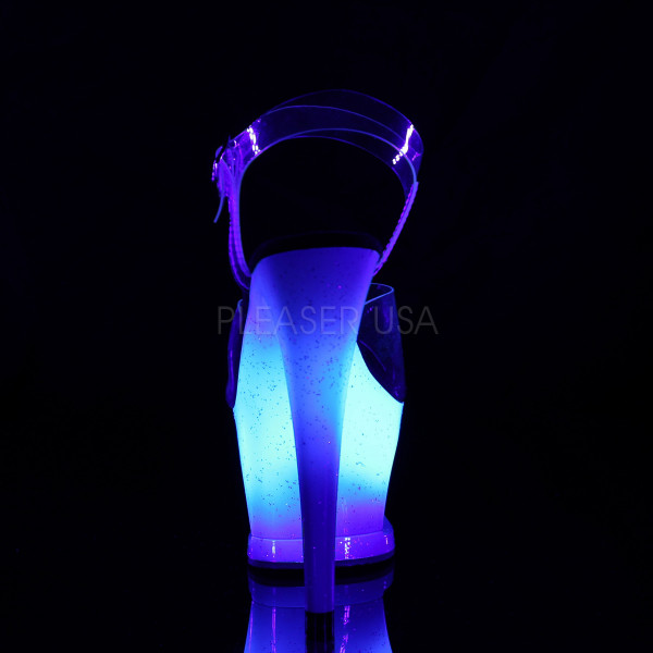 7 inches Heel, 2 3/4 inches Cut-Out PF Ankle Strap Sandal w/ Mermaid — image 4 of 4
