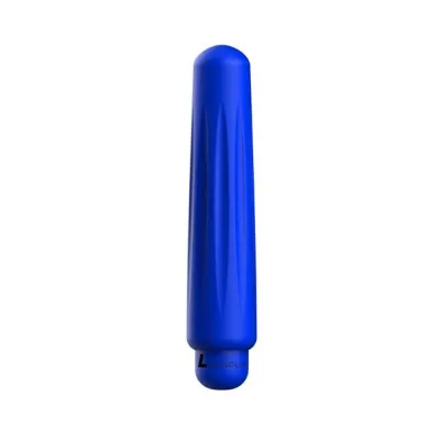 Bullets Discreet Luminous Delia Abs Bullet With Silicone Sleeve 10 Speeds Royal Blue