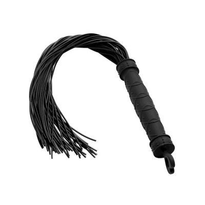 Punish Me Silicone Flogger Black
