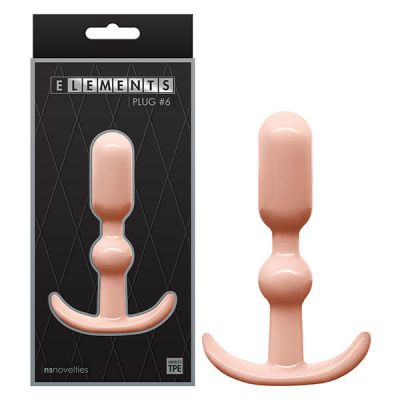 4 4 Ribbed Butt Plug