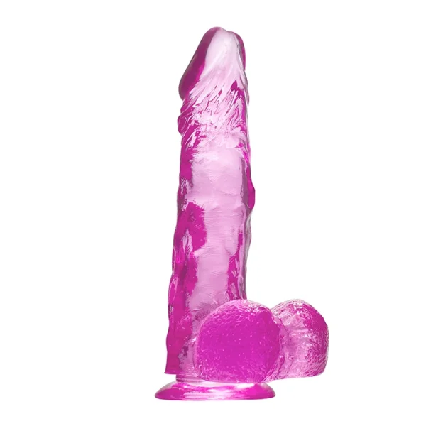 Quartz Violet 8 Inch PVC Dong Purple Dildo