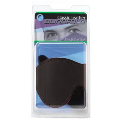 Classic Cut Blindfold With Fabric Lining Black