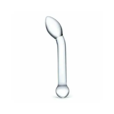 8 Slimline G spot Glass Dildo