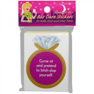 Bride To Be Bar Sickers 40 Per Pack