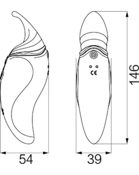 Zalo Hero Clitoral Vibrator - Red - 5.7 Inch