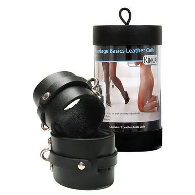 Bondage Basics Leather Cuffs