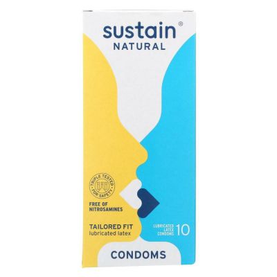 Sustain Tailored Fit Vegan Condoms 10 Pack