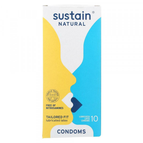 Sustain Tailored Fit Vegan Condoms | 10-Pack