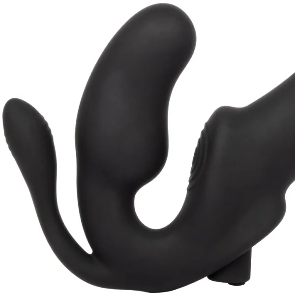 Bondara Tri-OH! Black 10 Function Strapless Strap-On - 9 Inch — image 4 of 5
