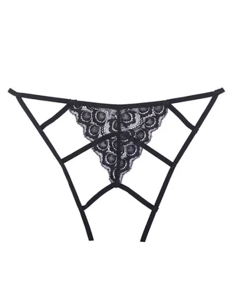 Adore Luv Web Crotchless Panty - O/s