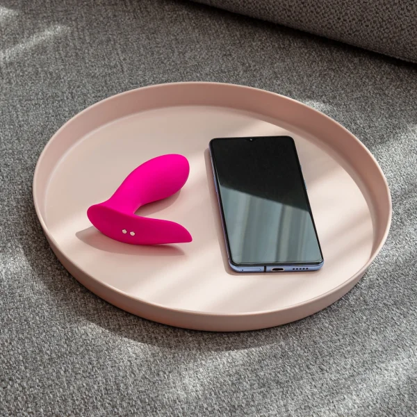 Lovense Flexer App Enabled Silicone Waterproof Rechargeable Hands Free Panty Vibrator