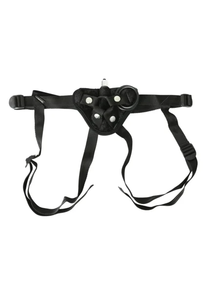 Vibrating Velvet Harness