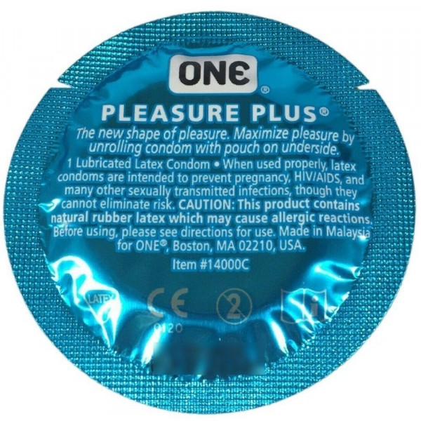 ONE Pleasure Plus Condoms with Pouch | 36-Pack