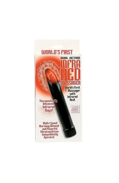 Dual action infrared massager
