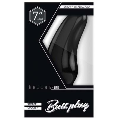 Bottom Line 7 Butt Plug Model 7 Rubber