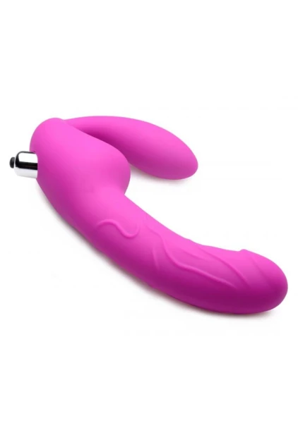 Royal Rider Vibrating Silicone Strapless Strap-On Dildo