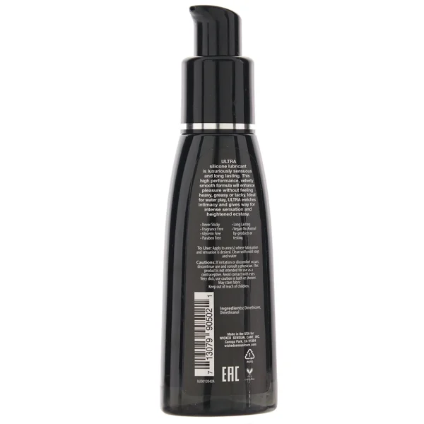 Wicked Ultra Silicone Lubricant 2oz.