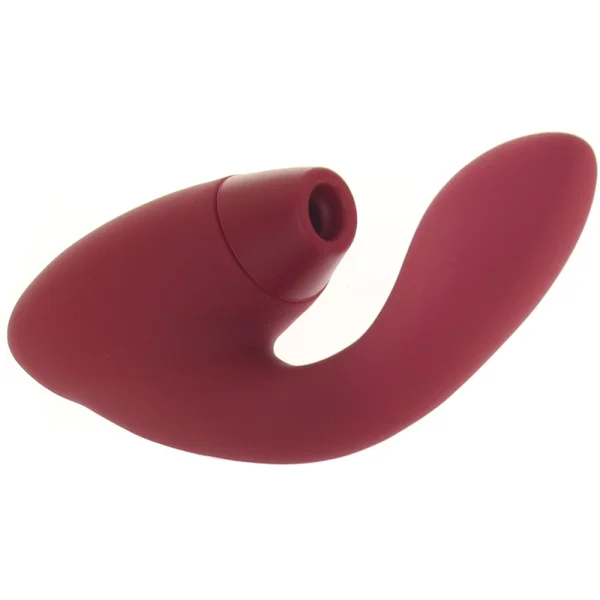 Womanizer DUO 2 Silicone Pleasure Air Clitoral & G-Spot Stimulator - Bordeaux