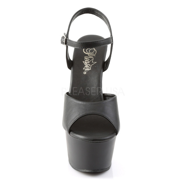 6 inches Heel, 2 1/4 inches PF Vegan Friendly Ankle Strap Sandal — image 14 of 25