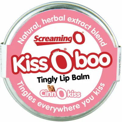 KissOboo Tingly Lip Balm by Screaming O Cinnamon
