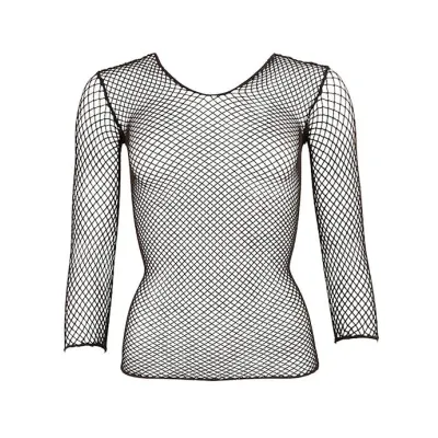 Missy Net Shirt Black One Size
